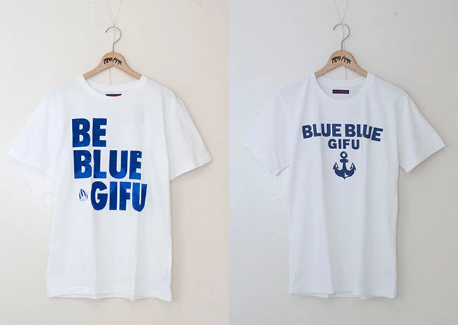 Blue Blue ブルーブルー フックデザインTシャツ Lサイズ ステッカー付